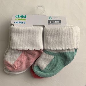 Carter’s baby socks 6-12 months pack of 6 socks